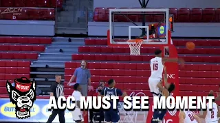 NC State's Manny Bates Erases The Charleston Southern Shot