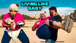 Living Like a BABY For 24 HOUR Challenge