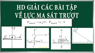 Vật lí 10 || Phương pháp giải các dạng bài tập về lực ma sát trượt || Chương trình SGK mới