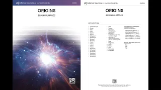 Origins, by Brian Balmages – Score & Sound