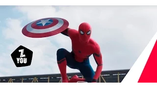 Capitán América:Civil War Spider-man entra en escena