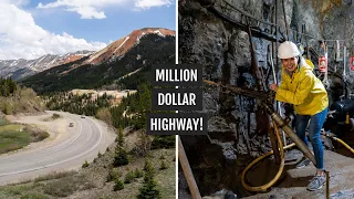 Touring the Old Hundred Gold Mine + Driving the Million Dollar Highway! (Silverton to Ouray)