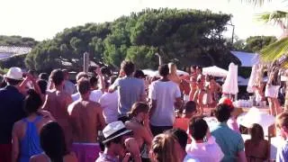 Nikki beach Saint Tropez champagne battle