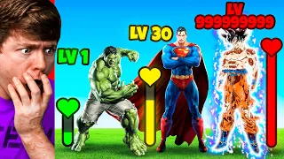 Marvel vs DC vs Dragon Ball Z POWER LEVELS! (Reaction)