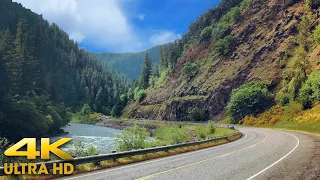 Oregon Scenic Mountain Drive on Rogue Umpqua Scenic Byway 4K