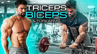 ARMS & FOREARMS SUPERSET workout💪