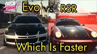 EVO IX vs 911 RSR Which Is Faster? **Proving Results** in NFS Heat