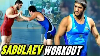 Abdulrashid Sadulaev WRESTLING TRAINING - The tank wrestling workout #1