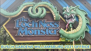 Loch Ness Monster Busch Gardens Williamsburg 2021 Offride (No Copyright)