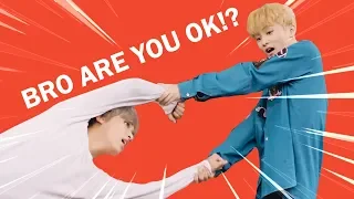 Haechan in Dallas (with bro Mark) NCT 127 HIT THE STATES MEMES