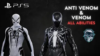 Spiderman 2 Anti Venom & Venom Symbiote All Abilities on Ground & Air