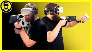 FINALLY an all in one pistol and two handed haptic feedback stock for VR in 2023!