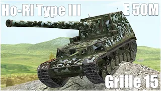 Ho-Ri Type III, Grille 15 & E 50M ● WoT Blitz