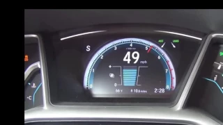 Honda civic 2016 0-100MPH