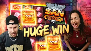 ''THAT'S MAX WIN POTENTIAL'' 😱 SAN QUENTIN HUGE WIN! 💰 (LOCKDOWN FREE SPINS)