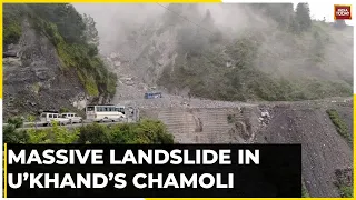 Monsoon Mayhem: Massive Landslide In U’khand’s Chamoli | Ravaging Landslide Caught On Cam