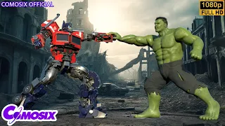 Transformers: Rise Of The Beast - Optimus Prime vs Hulk | Paramount Pictures [HD]