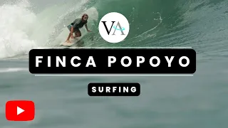 Surfing at Finca Popoyo, Nicaragua