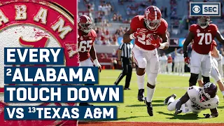 Every #2 Alabama Crimson Tide Touchdowns vs. #13 Texas A&M | SEC Highlights | CBS Sports HQ