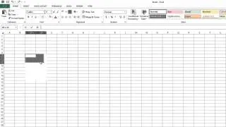 How to make your gridlines disappear and reappear using Excel 2013?