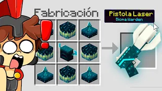 Minecraft PERO CRAFTEAMOS ARMAS de CADA BIOMA 😱 Crafteos 100% Ilegales INVICTOR