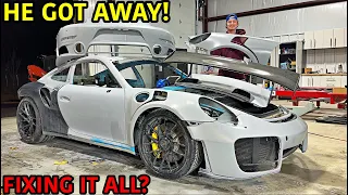 Ebay Scammer Gets Away!!! Our Wrecked Porsche GT2RS Parts Will Be Saved!!!