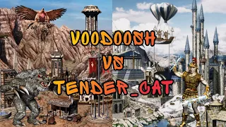 Герои 3. HOTA:JC. VooDooSh(Цитадель) vs Tender_Cat(Башня) 23.12.2021