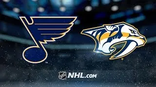 Predators cruise past Blues, 5-0