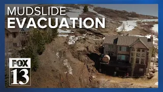 Mudslide forces evacuation of homes in Mountain Green