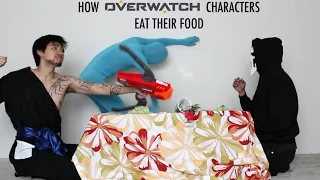 How Overwatch Characters Eat Their Food ft. Professor Lando