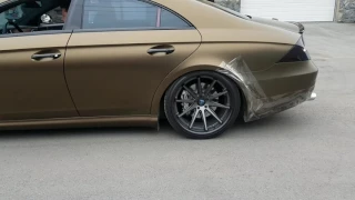 CLS55 Huge Burnout