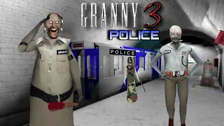 Granny 3 Train Escape full gameplay | inspector Grandpa aur Hawaldar Granny mode