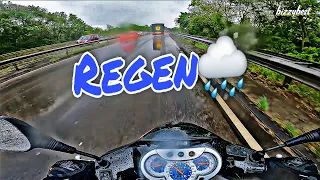 Roller fahren bei Regen macht wirklich keinen Spaß! / B196 rausgeschmissenes Geld / Motorradkleidung