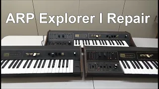 Triple ARP Explorer I Synthesizer Repair - Synthchaser #157
