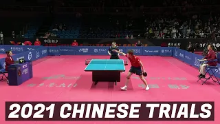 Wang Chuqin vs Zhou Kai | 2021 Chinese Trials (Group Stage)