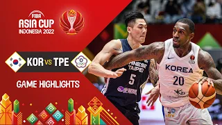 Korea 🇰🇷 - Chinese Taipei  | Basketball Highlights - #FIBAASIACUP 2022