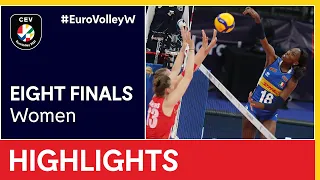 Italy vs. Belgium Highlights - #EuroVolleyW