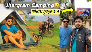 ঝাড়গ্রামে ক্যাম্পিং😲|| Riverside Camping || Kolkata to Jhargram Ride || Royal Enfield Himalayan