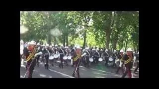 Massed Bands of H.M. Royal Marines 04-06-14 Birdcage Walk