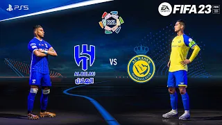 FIFA 23 - Al Hilal vs. Al Nassr Ft. Mbappe, Ronaldo, Mane, | Saudi Pro League | PS5™ Gameplay [4K60]