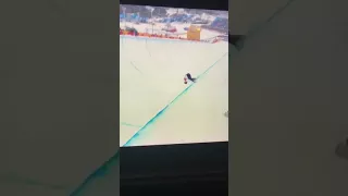 Horrible crash on the Halfpipe! 2018 Olympics