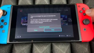 There is not enough free space to download the data - Nintendo Switch | Nintendo Switch Oled