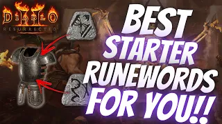 The BEST Starter Runewords For Ladder 2.4 on Diablo 2 Resurrected