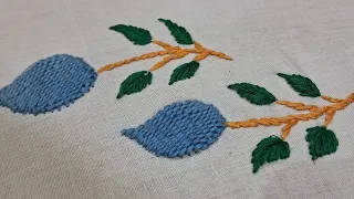 Trending Hand Embroidery Blanket Stich Design | Designs By Anjum