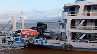 VIAGEM DE FERRY BOAT DE PARINTINS ATÉ A VILA EM ÓBIDOS - Ep.12