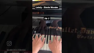 Lately - Stevie Wonder and the possibilities of 11 chords