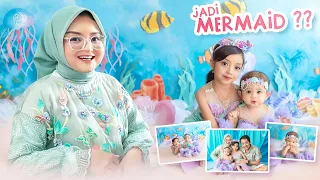 BUNDA ANTER LEIKA & LEXIE FOTO JADI MERMAID DI SKRATA 😱 PERTAMA KALI ADIK BAYI LEXIE BISA DUDUK