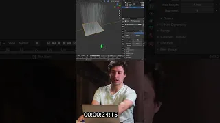 Трава в Blender за 1 минуту | Быстрые уроки блендер | Blender 3.4