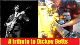 ALLMAN BROTHERS tribute to Dickey Betts (100 minute WHIPPING POST guitar SOLO jam)