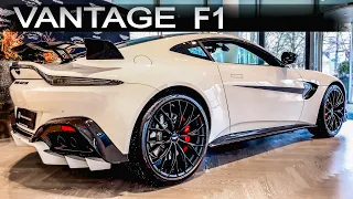 2023 Aston Martin Vantage F1 Edition Lunar White. Exterior and interior in deatails.